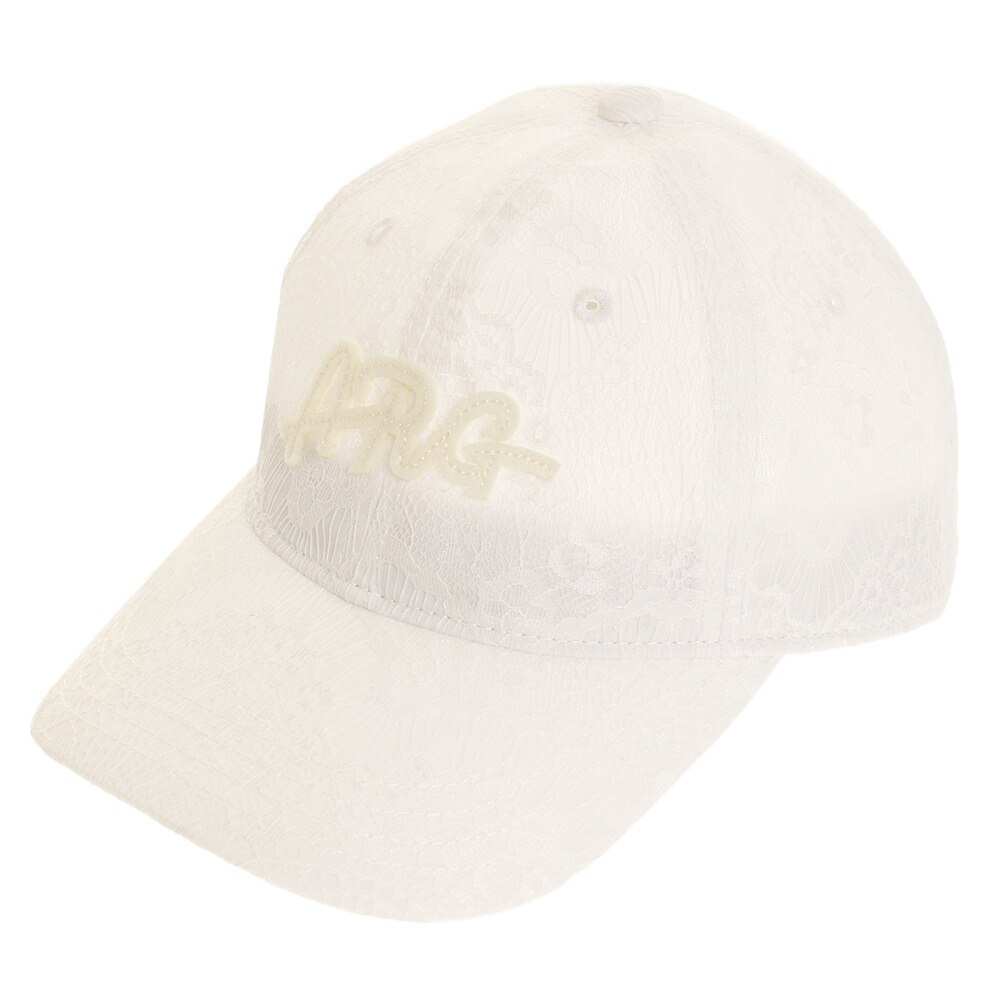  【多少の傷汚れありの為大奉仕】LACE PATTERN 6P CAP AG83AC1078 WHT
