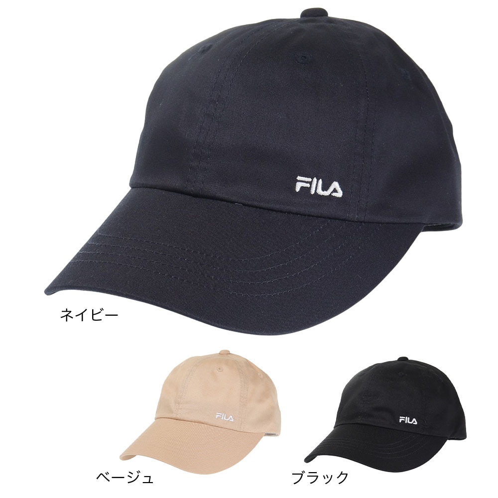 フィラ（FILA）（レディース）ワイドサイドロゴキャップ 23101320471970 帽子 吸汗速乾