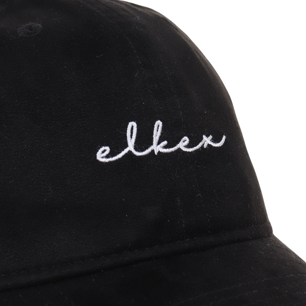 エルケクス（ELKEX）（レディース）スエードロゴキャップ EKL3FA0024 BLK 帽子