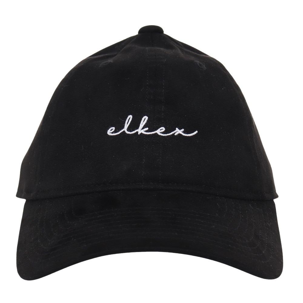 エルケクス（ELKEX）（レディース）スエードロゴキャップ EKL3FA0024 BLK 帽子