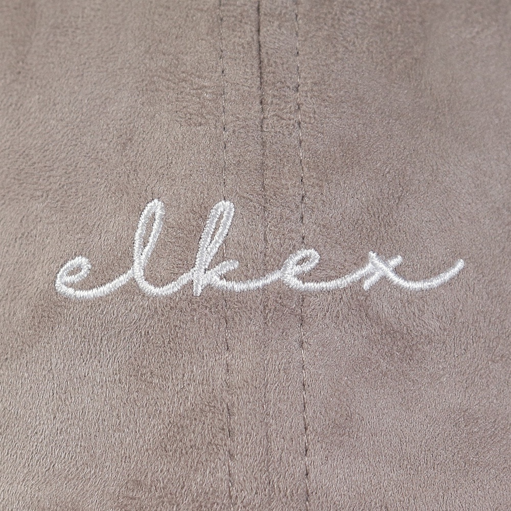 エルケクス（ELKEX）（レディース）スエードロゴキャップ EKL3FA0024 GRY 帽子