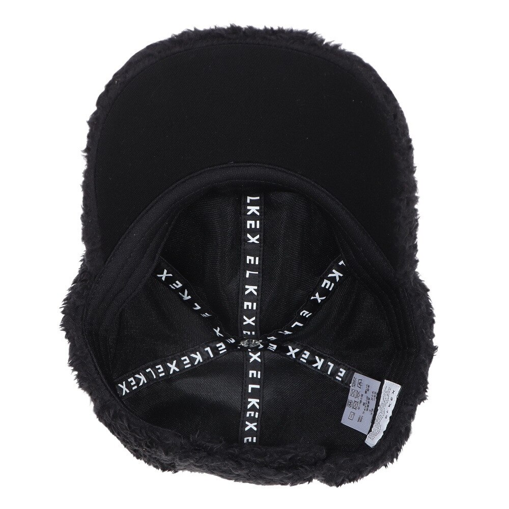 エルケクス（ELKEX）（レディース）ファーロゴキャップ EKL3FA0025 BLK 帽子