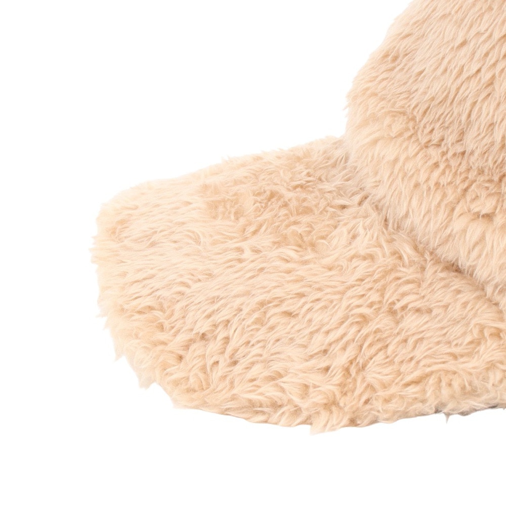 エルケクス（ELKEX）（レディース）FUR ロゴキャップ 帽子 EKL4FA0030 BEG  ベージュ フリーサイズ 防寒