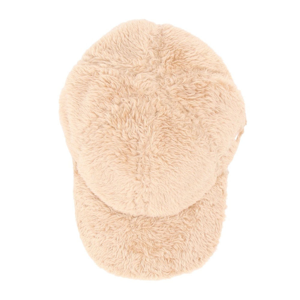 エルケクス（ELKEX）（レディース）FUR ロゴキャップ 帽子 EKL4FA0030 BEG  ベージュ フリーサイズ 防寒