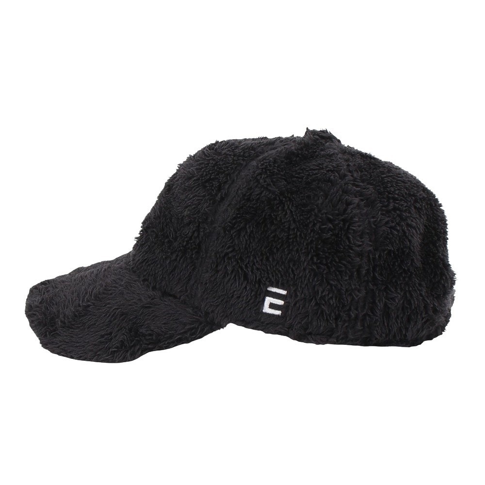 エルケクス（ELKEX）（レディース）FUR ロゴキャップ 帽子lEKL4FA0030 BLK 黒 フリーサイズ 防寒