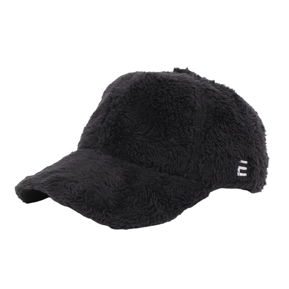エルケクス（ELKEX）（レディース）FUR ロゴキャップ 帽子lEKL4FA0030 BLK 黒 フリーサイズ 防寒