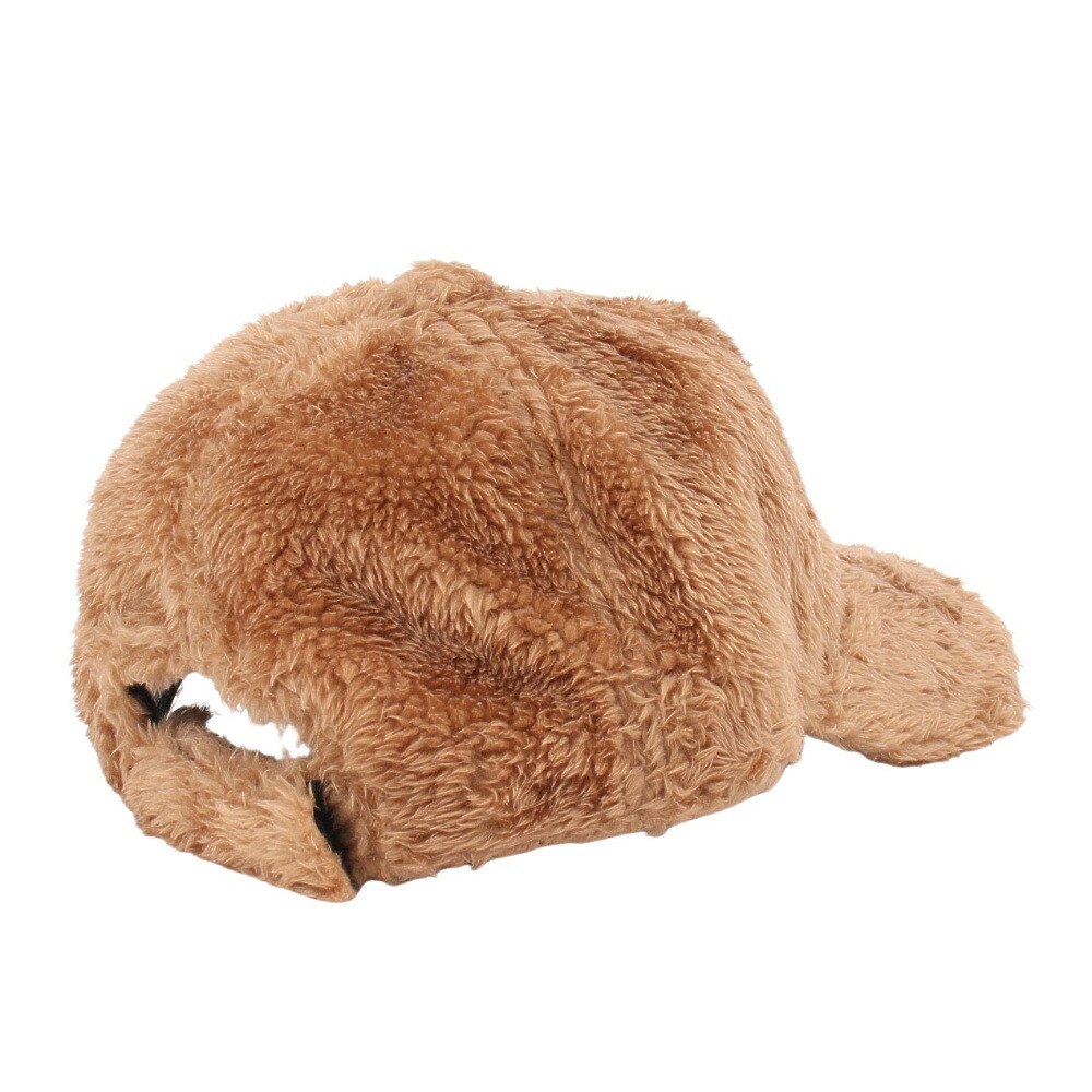 エルケクス（ELKEX）（レディース）FUR ロゴキャップ 帽子 EKL4FA0030 BRN 茶色 フリーサイズ 防寒