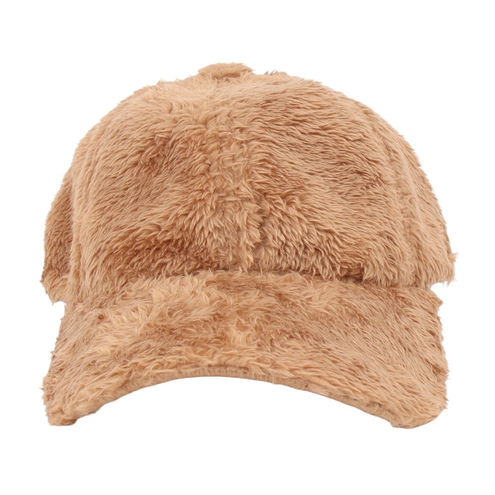 エルケクス（ELKEX）（レディース）FUR ロゴキャップ 帽子 EKL4FA0030 BRN 茶色 フリーサイズ 防寒