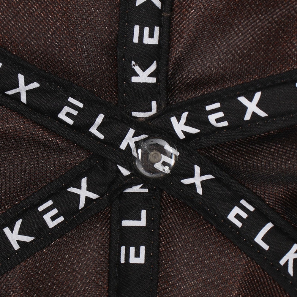 エルケクス（ELKEX）（レディース）FUR ロゴキャップ 帽子 EKL4FA0030 BRN 茶色 フリーサイズ 防寒