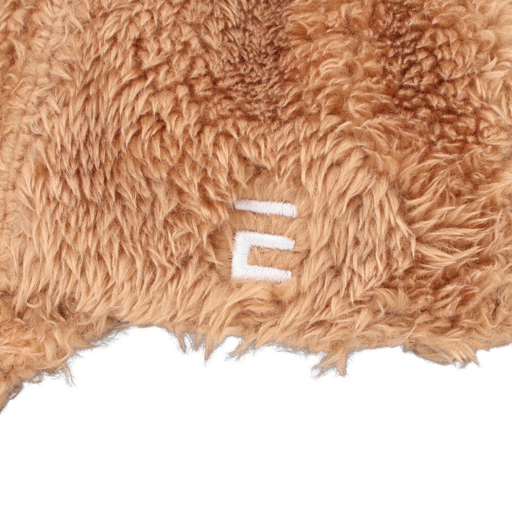 エルケクス（ELKEX）（レディース）FUR ロゴキャップ 帽子 EKL4FA0030 BRN 茶色 フリーサイズ 防寒