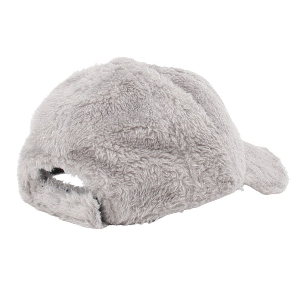 エルケクス（ELKEX）（レディース）FUR ロゴキャップ  帽子 EKL4FA0030 GRY グレー フリーサイズ 防寒