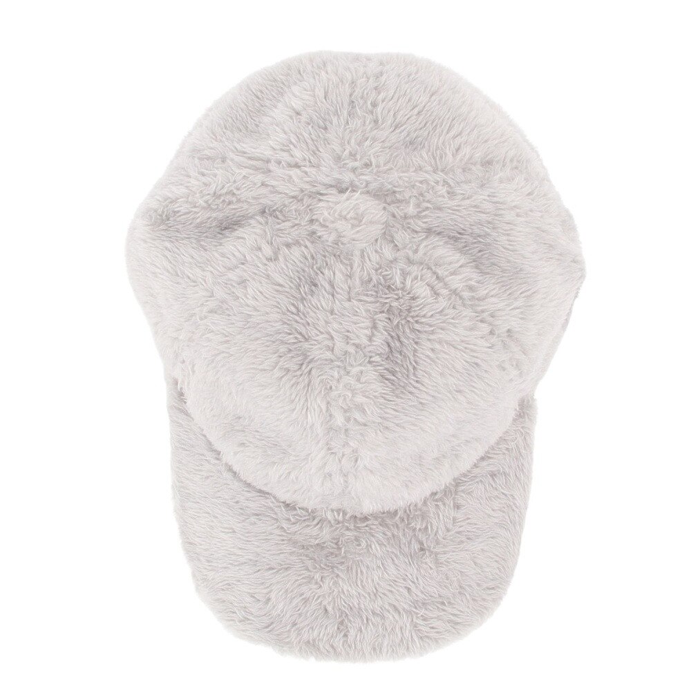 エルケクス（ELKEX）（レディース）FUR ロゴキャップ  帽子 EKL4FA0030 GRY グレー フリーサイズ 防寒