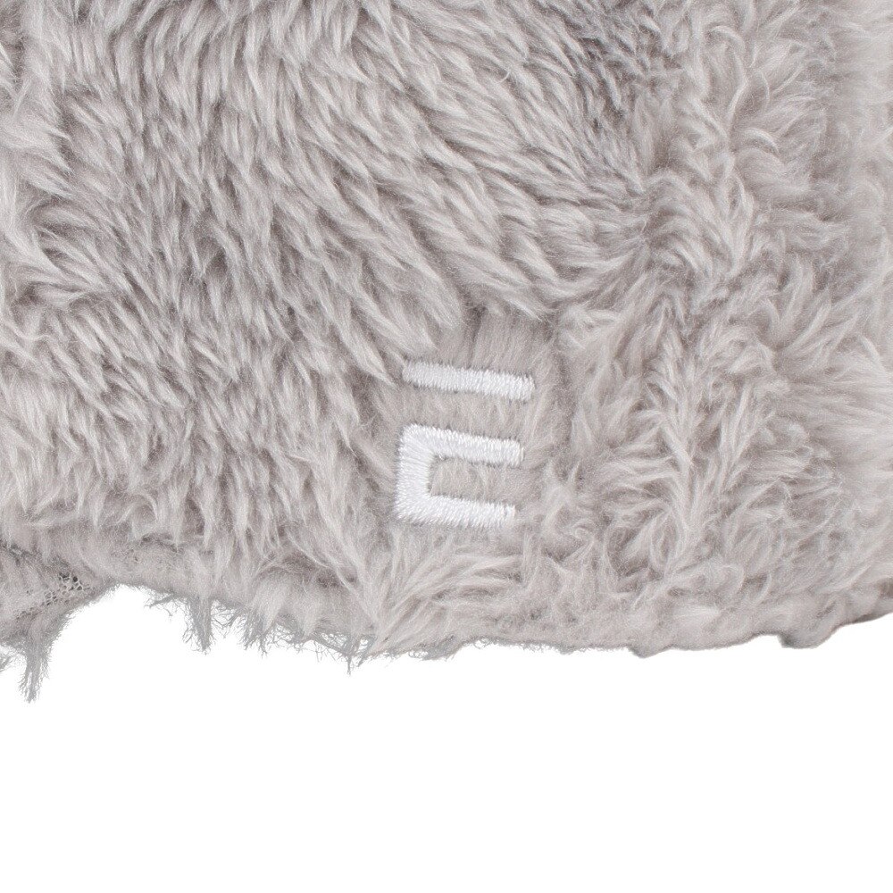 エルケクス（ELKEX）（レディース）FUR ロゴキャップ  帽子 EKL4FA0030 GRY グレー フリーサイズ 防寒