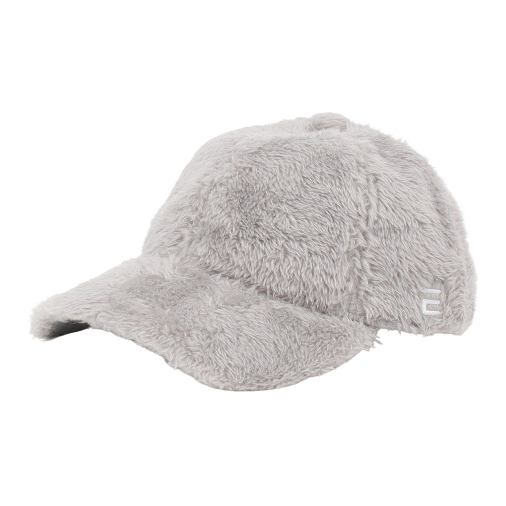 エルケクス（ELKEX）（レディース）FUR ロゴキャップ  帽子 EKL4FA0030 GRY グレー フリーサイズ 防寒