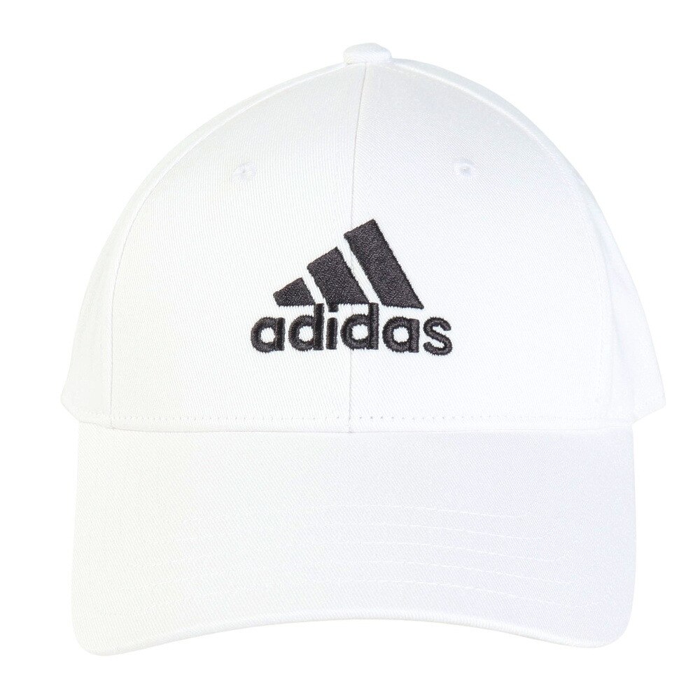 アディダス（adidas）（メンズ、レディース）コットンツイル ベースボール キャップ 帽子 DKH36-IB3243 Mサイズ 白