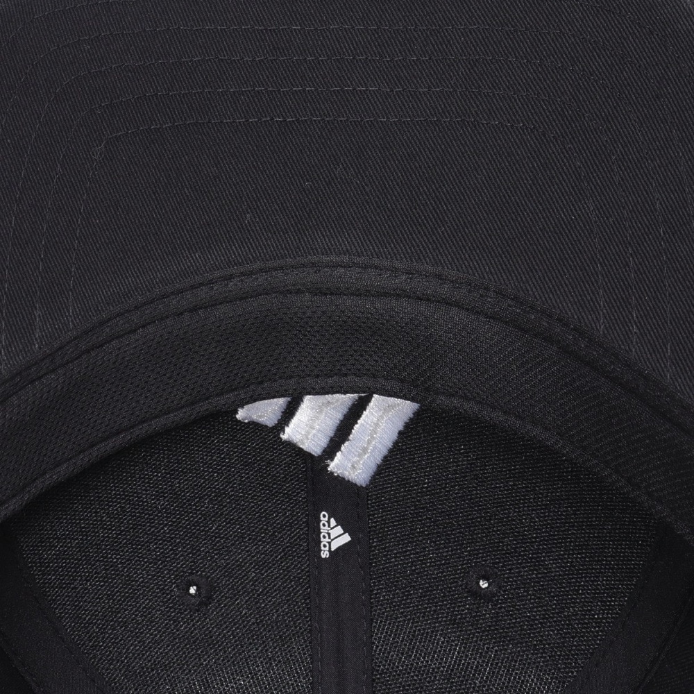 アディダス（adidas）（メンズ、レディース）コットンツイル ベースボール キャップ 帽子 DKH36-II3513 Mサイズ 黒