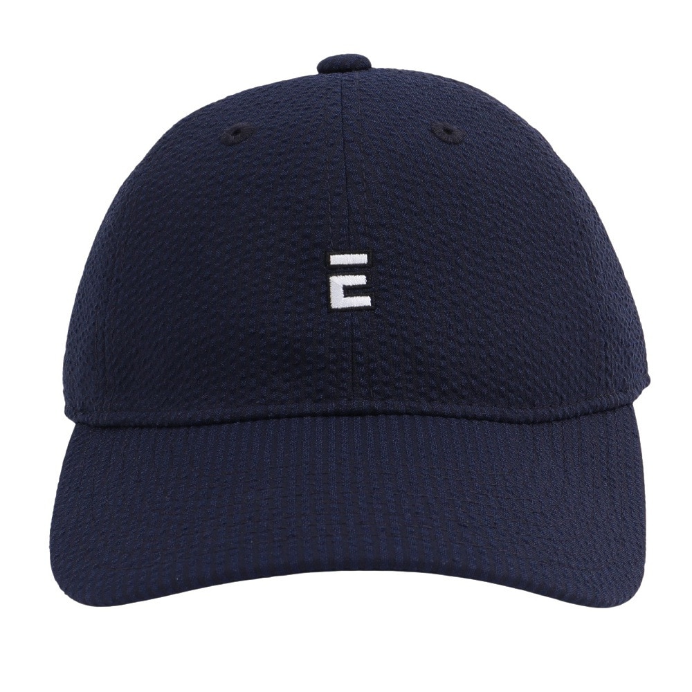 エルケクス（ELKEX）（レディース）帽子 シアサッカーキャップ 紺 EXL5SP0005 NVY ファッション おしゃれ スト系 カジュアル シンプル 吸汗速乾 ストライプ