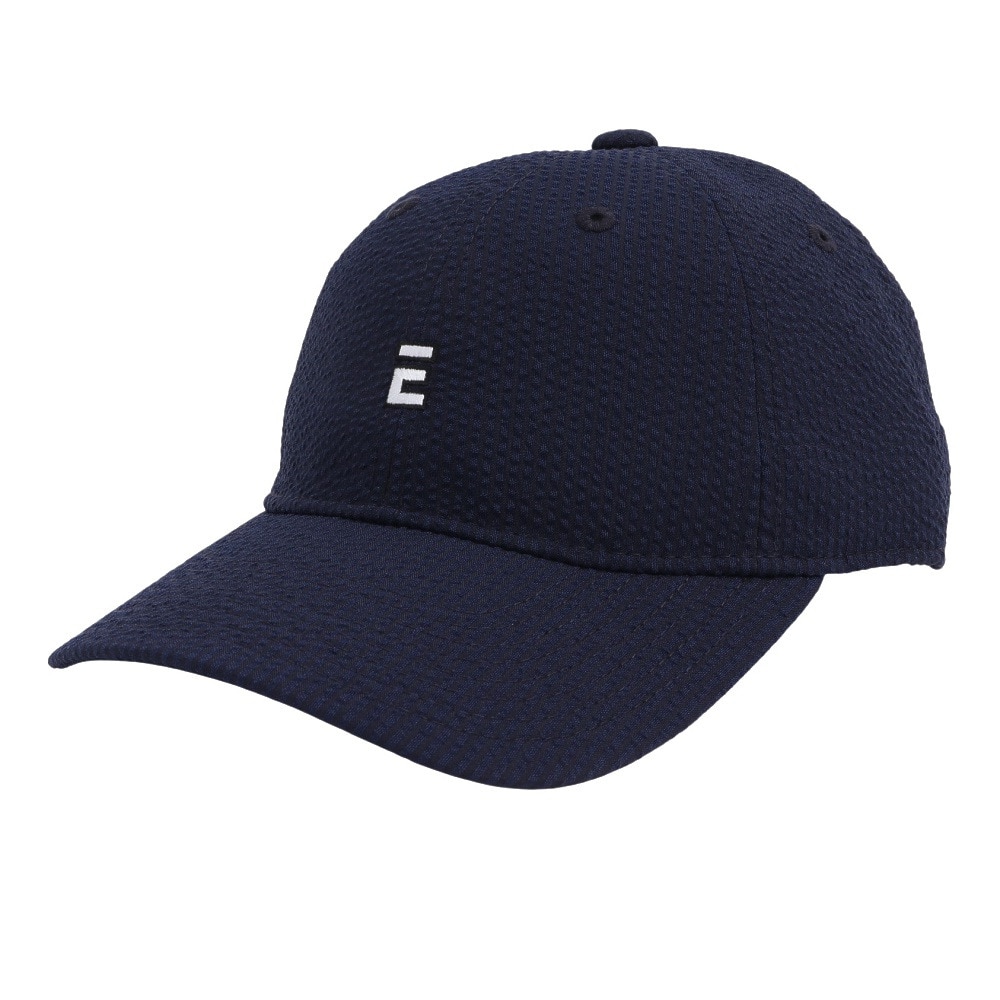エルケクス（ELKEX）（レディース）帽子 シアサッカーキャップ 紺 EXL5SP0005 NVY ファッション おしゃれ スト系 カジュアル シンプル 吸汗速乾 ストライプ
