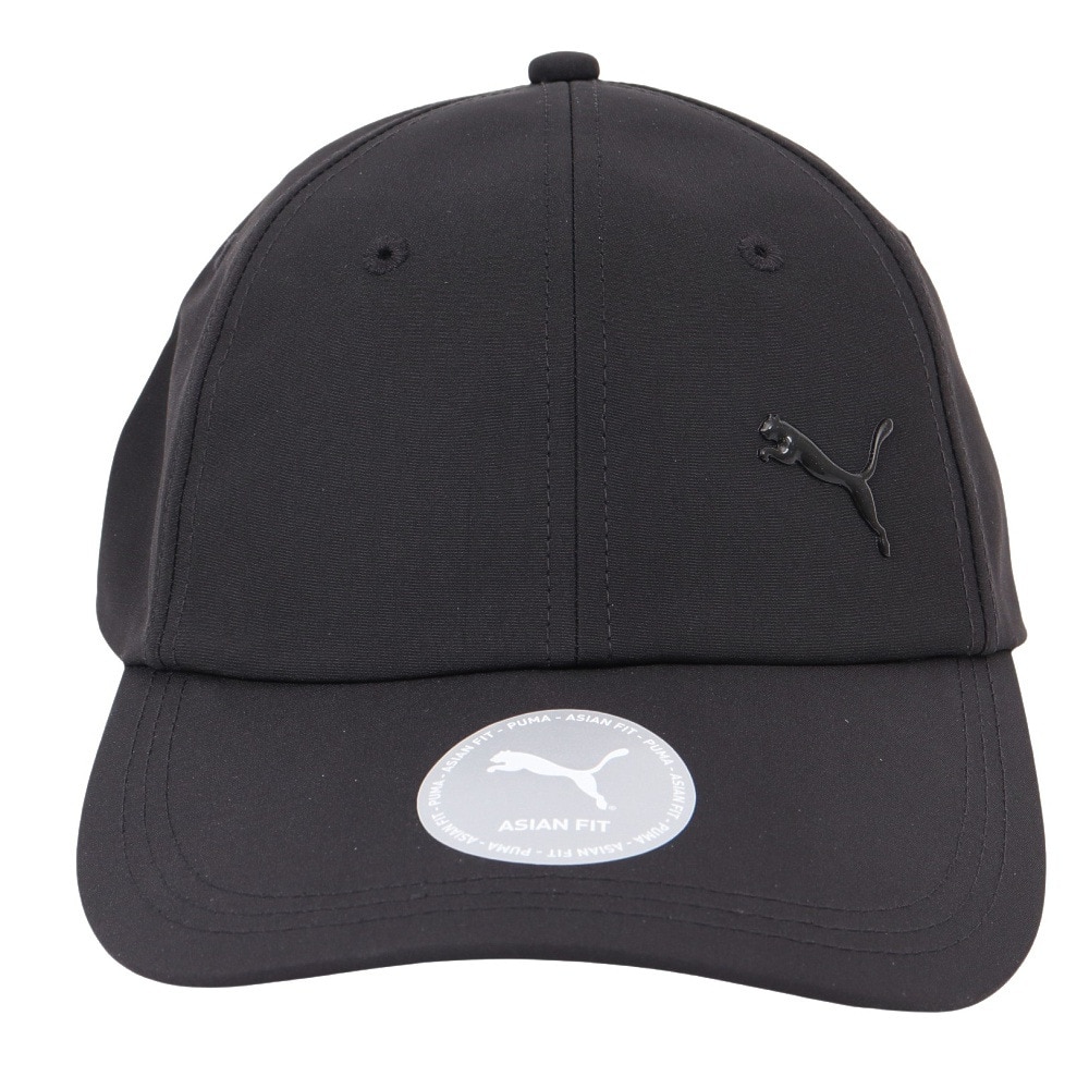 プーマ（PUMA）（メンズ、レディース）ベースボールキャップ サン AF 黒 54.5-58.5センチ 02660301 クラウン深め つば長め  日除け 日焼け対策 日差し対策 
