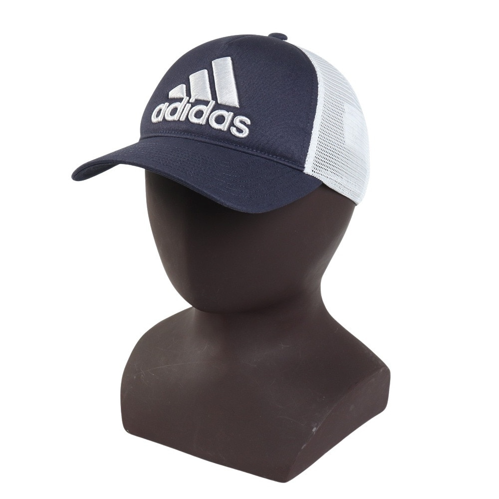 アディダス（adidas）（レディース）帽子 トラッカーキャップ 紺 54-57cm DVV02-IM5255 スポーツキャップ メッシュ