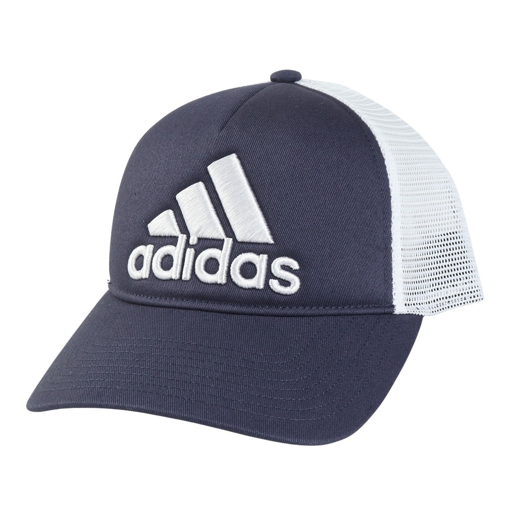 アディダス（adidas）（レディース）帽子 トラッカーキャップ 紺 54-57cm DVV02-IM5255 スポーツキャップ メッシュ