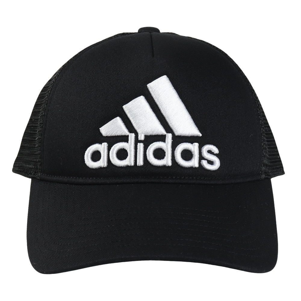 アディダス（adidas）（レディース）帽子 トラッカーキャップ 黒 54-57cm DVV02-JH3727 スポーツキャップ メッシュ