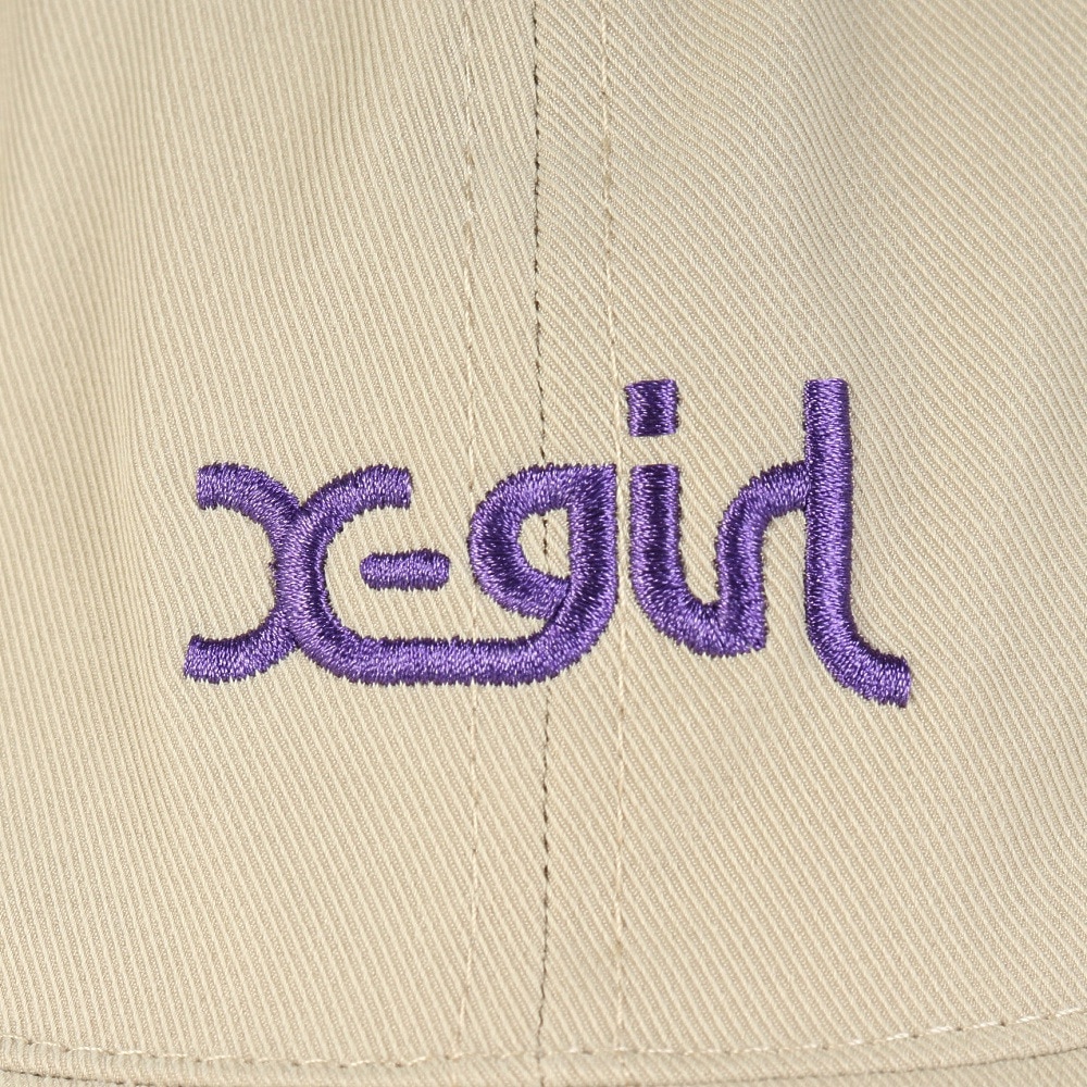 エックスガール（X-gir）（レディース）帽子 ベーシック キャップ ベージュ 54.5-58.5cm 155251051002-BEIGE スポーツキャップ UPF50+ 日焼け対策 暑さ対策