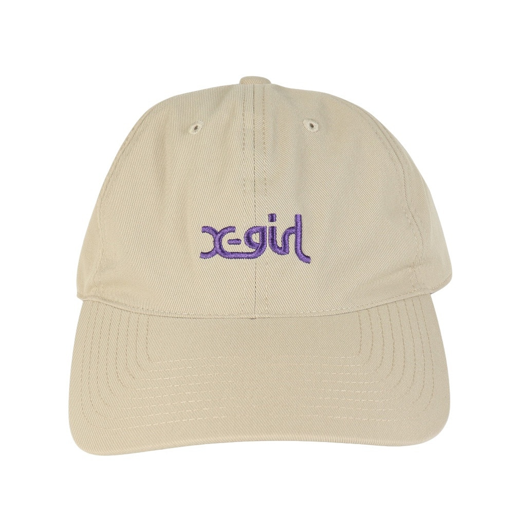 エックスガール（X-gir）（レディース）帽子 ベーシック キャップ ベージュ 54.5-58.5cm 155251051002-BEIGE スポーツキャップ UPF50+ 日焼け対策 暑さ対策