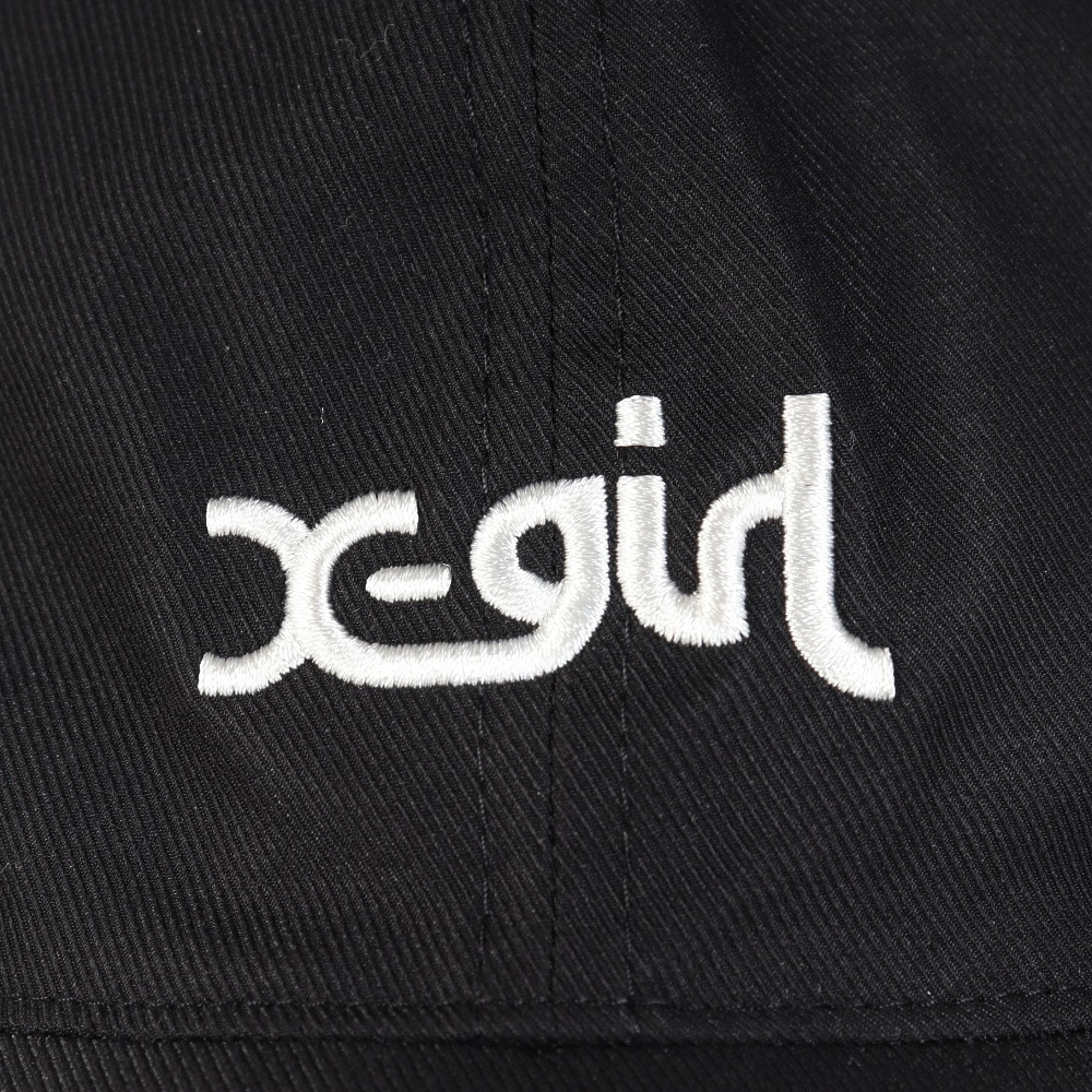 エックスガール（X-gir）（レディース）帽子 ベーシック キャップ 黒 54.5-58.5cm 155251051002-BLACK スポーツキャップ UPF50+ 日焼け対策 暑さ対策