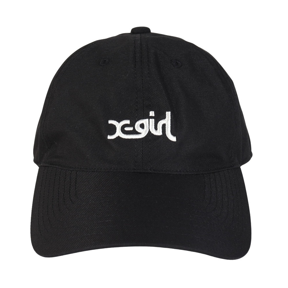 エックスガール（X-gir）（レディース）帽子 ベーシック キャップ 黒 54.5-58.5cm 155251051002-BLACK スポーツキャップ UPF50+ 日焼け対策 暑さ対策