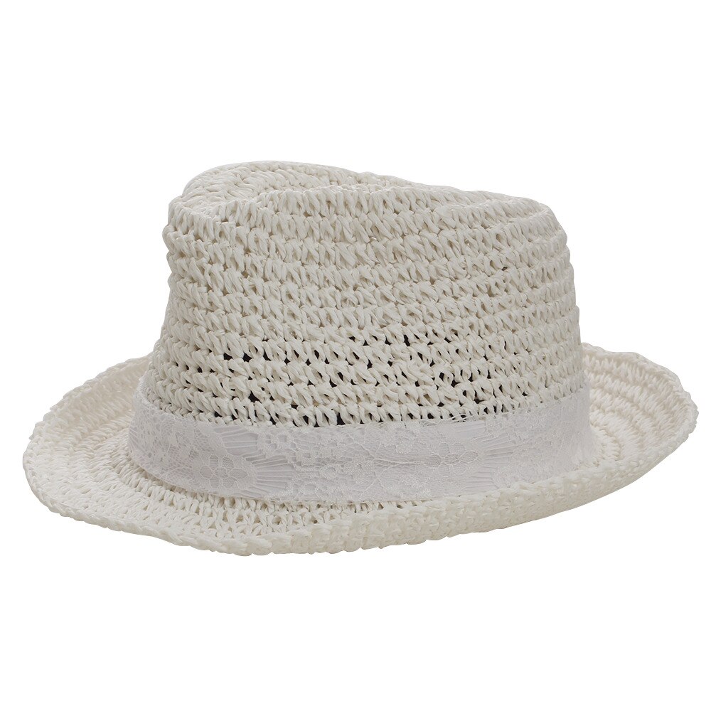  【多少の傷汚れありの為大奉仕】RIBBON PAPER HAT AG83AC1079 WHT