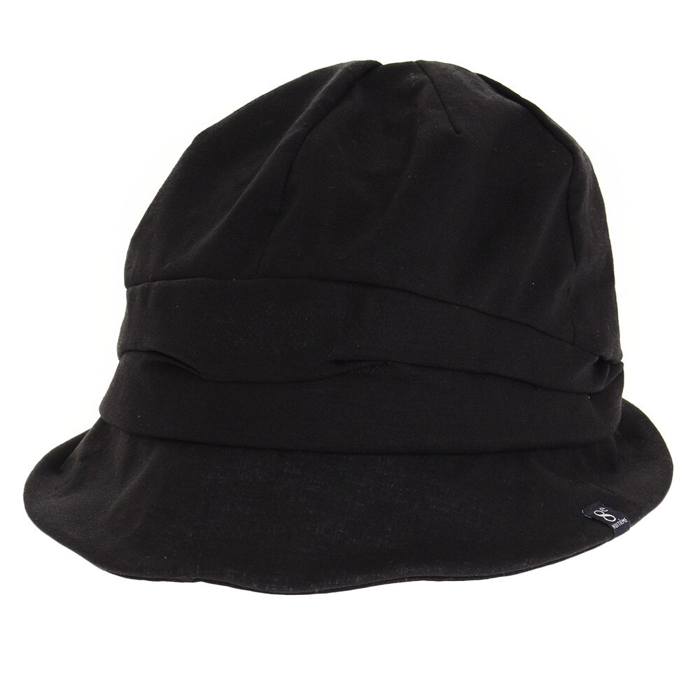  【多少の傷汚れありの為大奉仕】ROUND TOP TUCK HAT HU18S898SST018 BLK