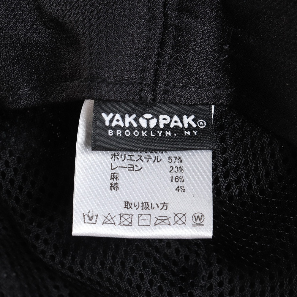 ヤックパック（YAK PAK）（レディース）ピンチキャスケット YAK-PAK-24S010 BLK UV 帽子