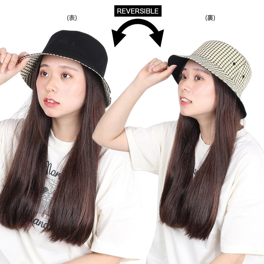 フィラ（FILA）（レディース）リバーシブル バケットハット 24101320301570 黒