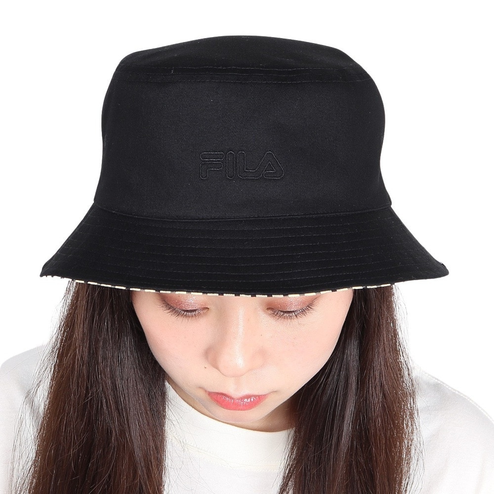 フィラ（FILA）（レディース）リバーシブル バケットハット 24101320301570 黒