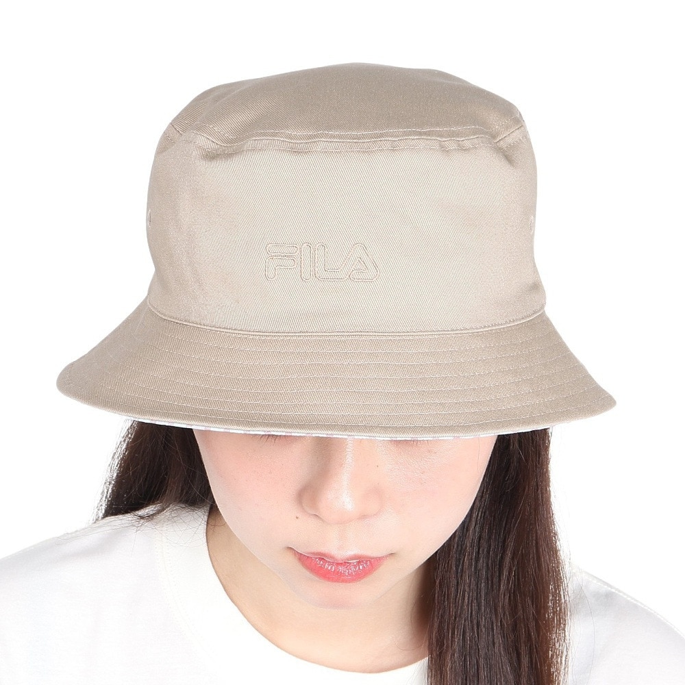 フィラ（FILA）（レディース）リバーシブル バケットハット 24101320393570 ベージュ