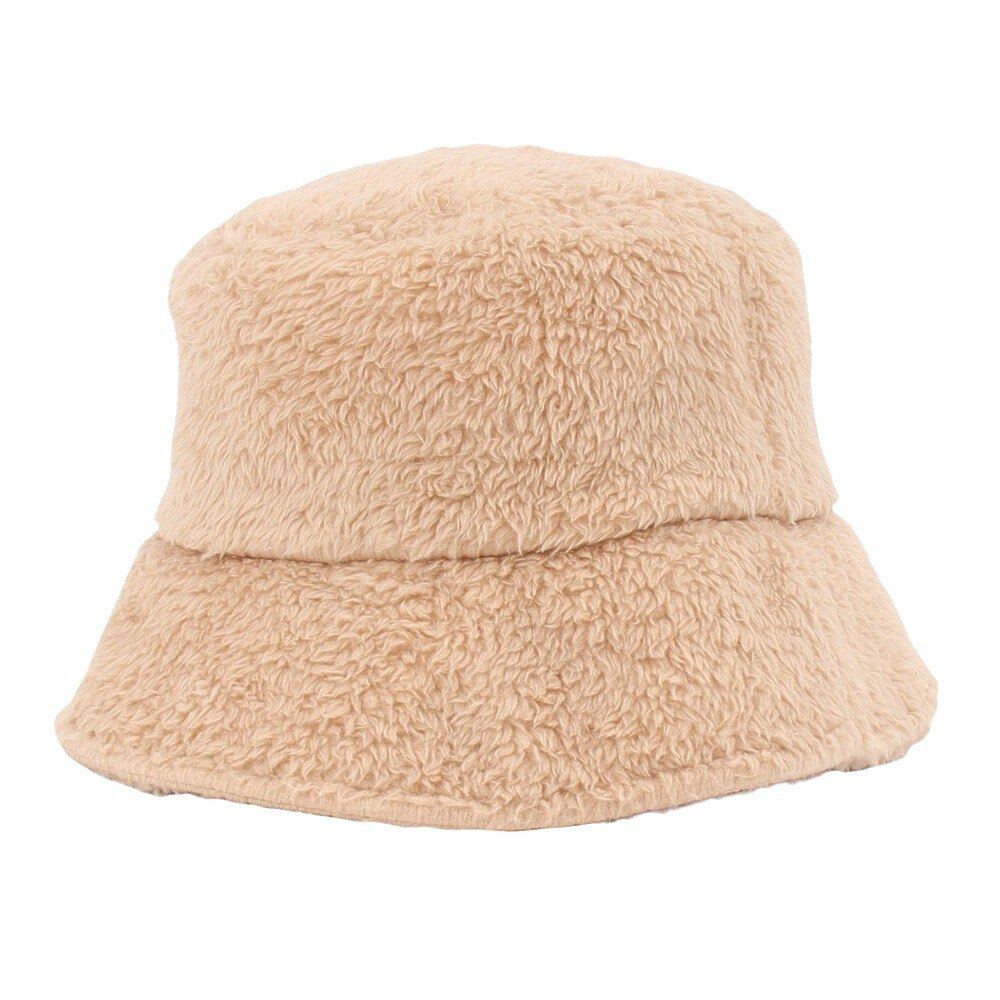エルケクス（ELKEX）（レディース）FUR ロゴ バケットハット バケハ EKL4FA0031 BEG ベージュ フリーサイズ 防寒