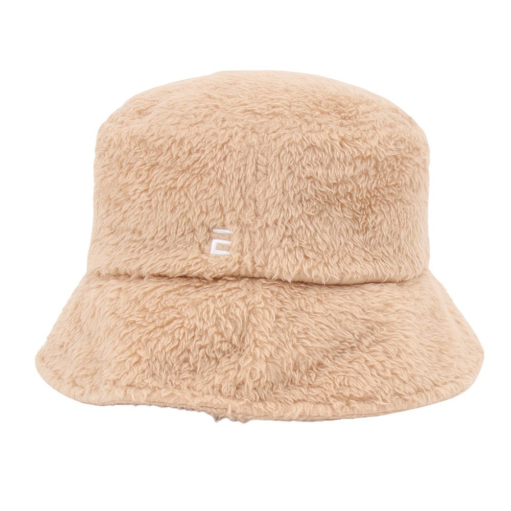 エルケクス（ELKEX）（レディース）FUR ロゴ バケットハット バケハ EKL4FA0031 BEG ベージュ フリーサイズ 防寒