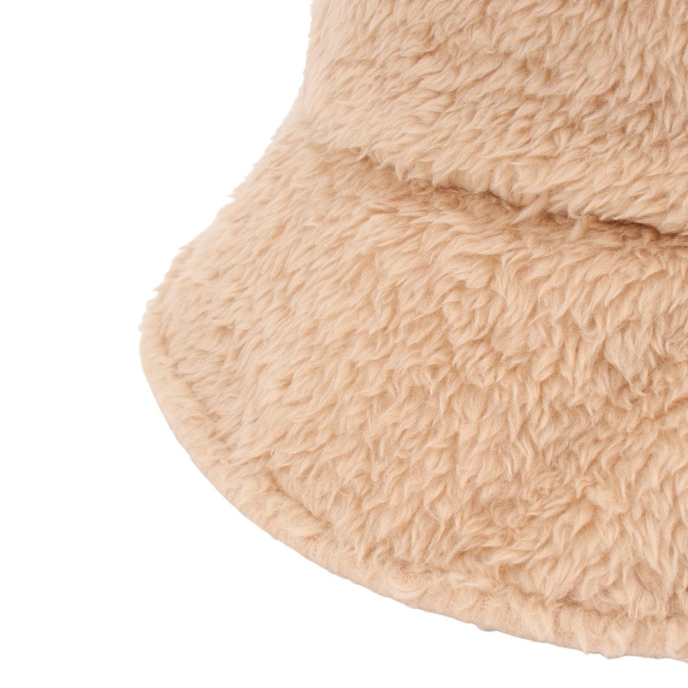 エルケクス（ELKEX）（レディース）FUR ロゴ バケットハット バケハ EKL4FA0031 BEG ベージュ フリーサイズ 防寒