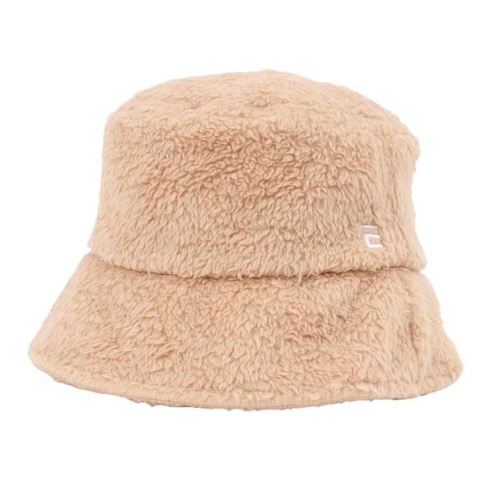 エルケクス（ELKEX）（レディース）FUR ロゴ バケットハット バケハ EKL4FA0031 BEG ベージュ フリーサイズ 防寒