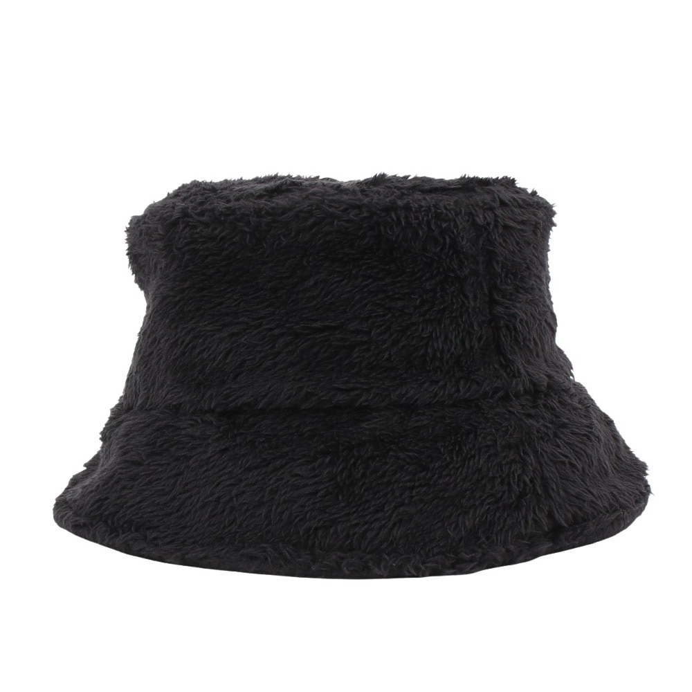 エルケクス（ELKEX）（レディース）FUR ロゴ バケットハット バケハ EKL4FA0031 BLK 黒 フリーサイズ 防寒