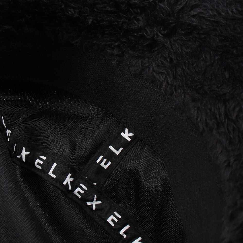 エルケクス（ELKEX）（レディース）FUR ロゴ バケットハット バケハ EKL4FA0031 BLK 黒 フリーサイズ 防寒