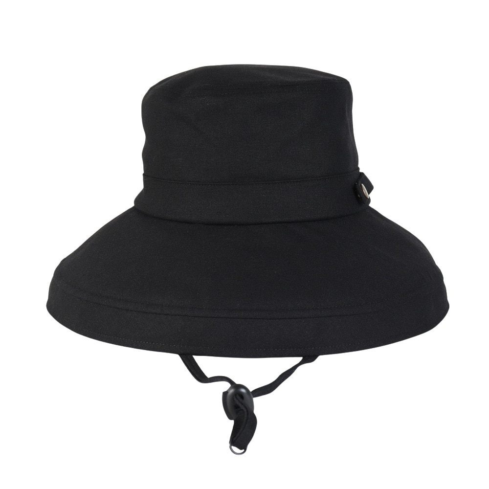 クー（Coo.）（レディース）ホールドアップハット 黒 898CO5ST0009 BLK UVカット 紫外線対策 紫外線予防 吸汗速乾 接触冷感 カジュアル おしゃれ シンプル