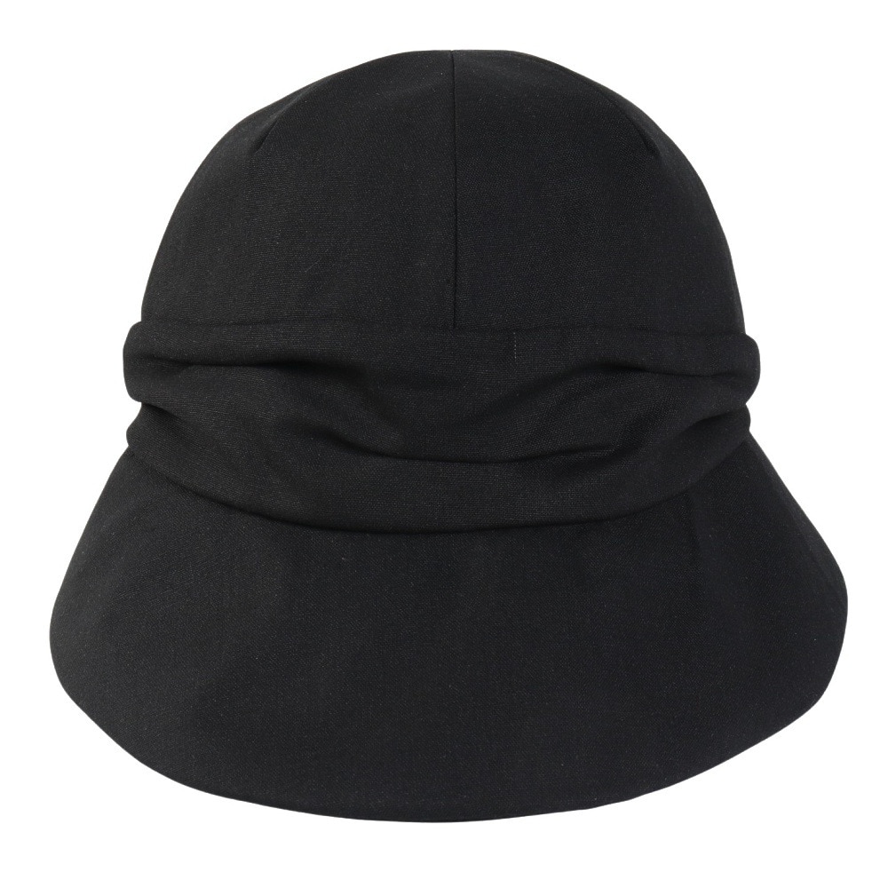 クー（Coo.）（レディース）ピンチキャスケット 黒 898CO5ST0010 BLK UVカット 紫外線対策 紫外線予防 吸汗速乾 接触冷感 シンプル 庭仕事 畑仕事
