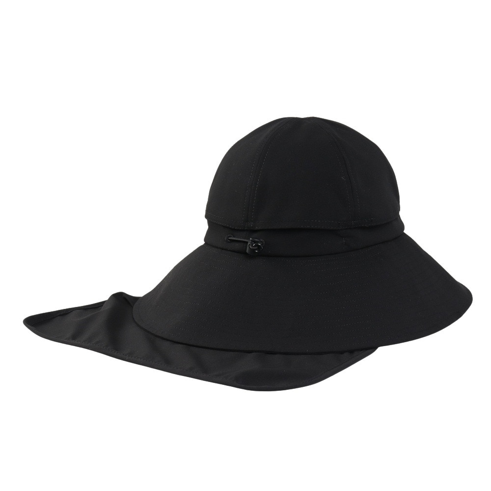 クー（Coo.）（レディース）帽子 サンシェード ボールハット 898CO5ST0012 黒 BLK UVカット 紫外線対策 吸汗速乾 接触冷感 暑さ対策 熱中症対策 お出かけ