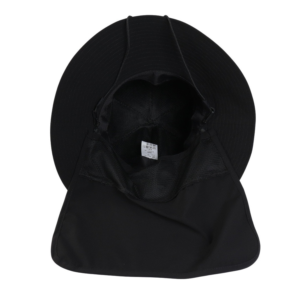 クー（Coo.）（レディース）帽子 サンシェード ボールハット 898CO5ST0012 黒 BLK UVカット 紫外線対策 吸汗速乾 接触冷感 暑さ対策 熱中症対策 お出かけ