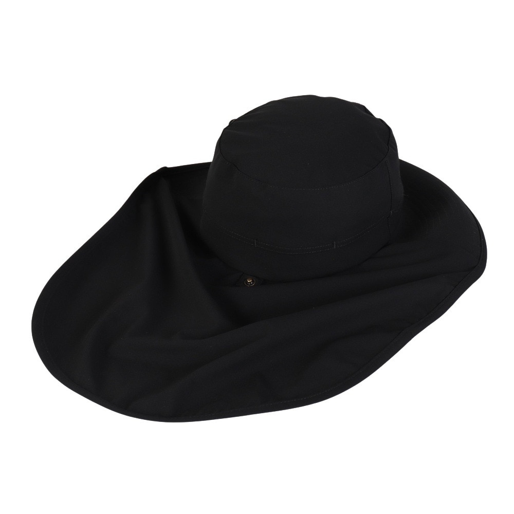 クー（Coo.）（レディース）帽子 サンシェード テールハット 黒 898CO5ST0013 BLK UVカット 紫外線対策 吸汗速乾 接触冷感 暑さ対策 熱中症対策 お出かけ