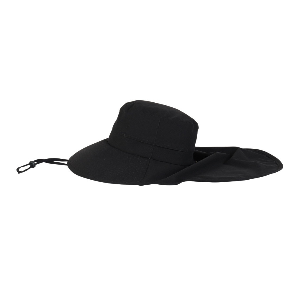 クー（Coo.）（レディース）帽子 サンシェード テールハット 黒 898CO5ST0013 BLK UVカット 紫外線対策 吸汗速乾 接触冷感 暑さ対策 熱中症対策 お出かけ
