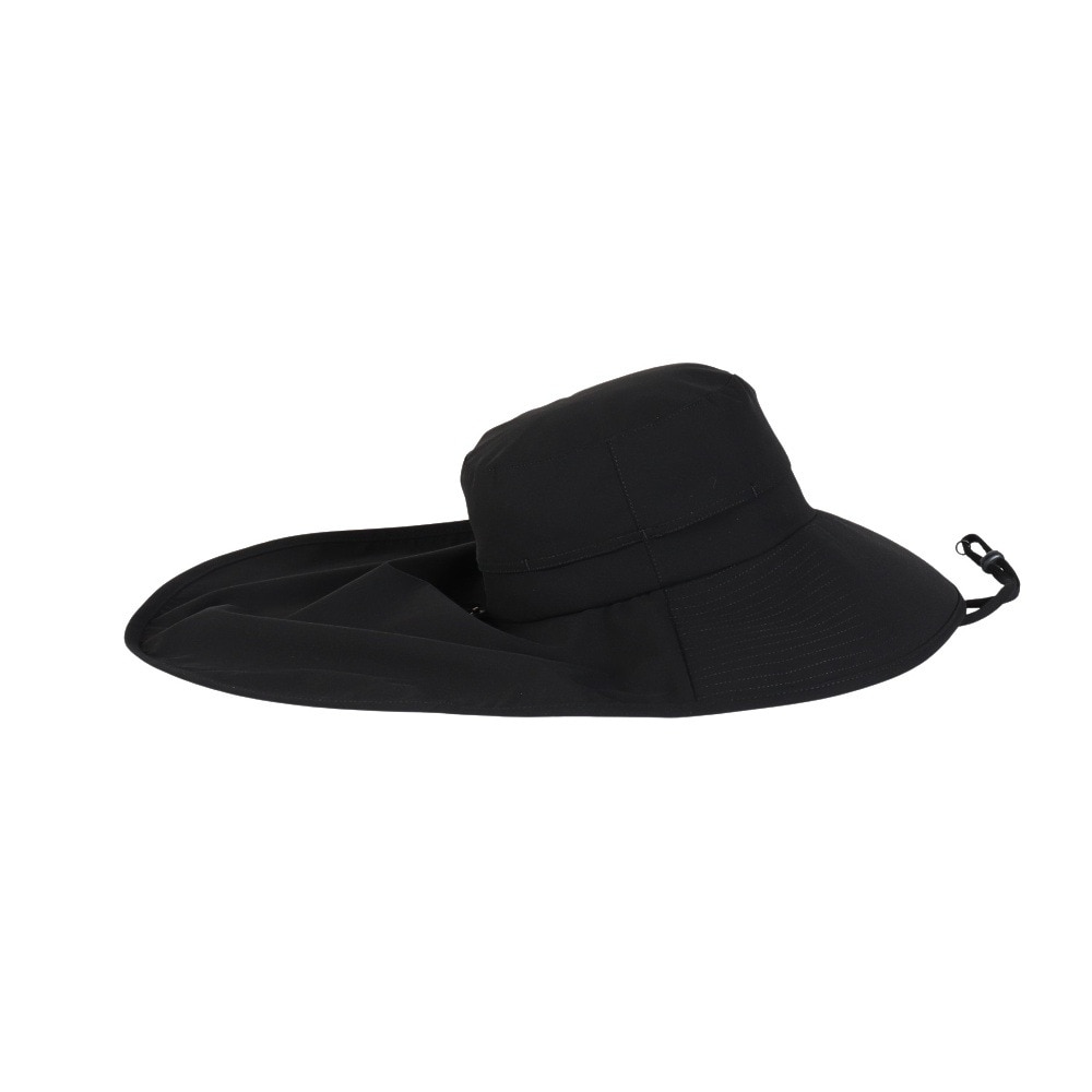 クー（Coo.）（レディース）帽子 サンシェード テールハット 黒 898CO5ST0013 BLK UVカット 紫外線対策 吸汗速乾 接触冷感 暑さ対策 熱中症対策 お出かけ