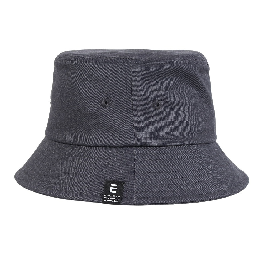 エルケクス（ELKEX）（レディース）帽子 ベーシックバケットハット チャコールグレー EXL5SP0006 CGRY 吸汗速乾 サイズ調整 日焼け対策 スポーツキャップ